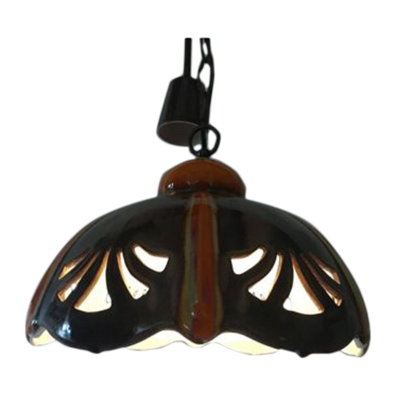 Ceramic hanging lamp – “Pan” Goebel- Germany, 1970s.