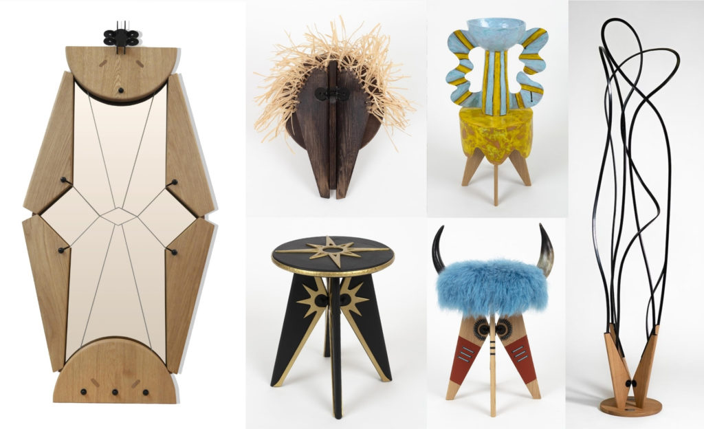 Solvay stool Jean Prouvé Vitra, La Source, sculpture